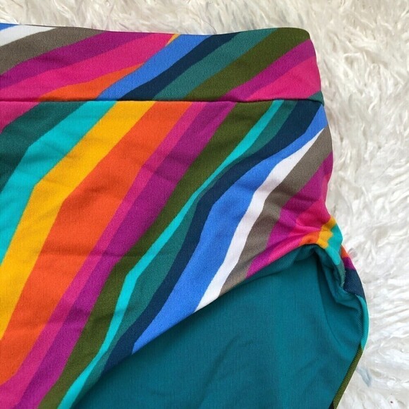 Trina Turk Womens Reversible Louvre High Waisted Swim Bottom Size 10 - Picture 5 of 8